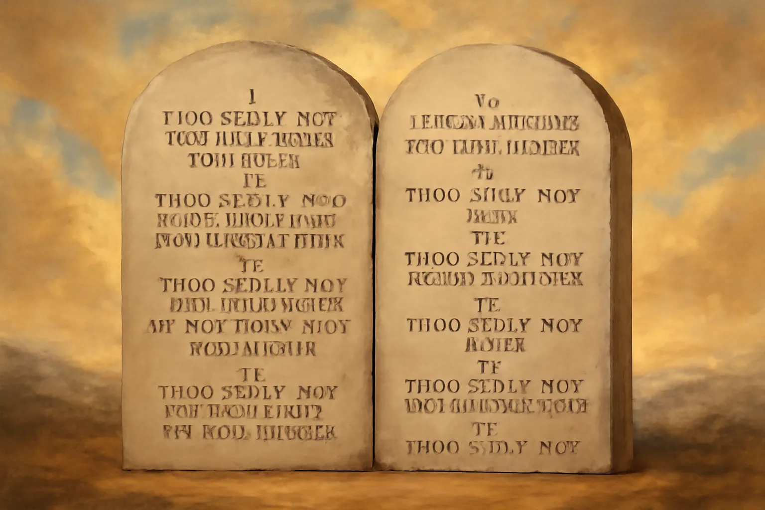10 commandments in king james