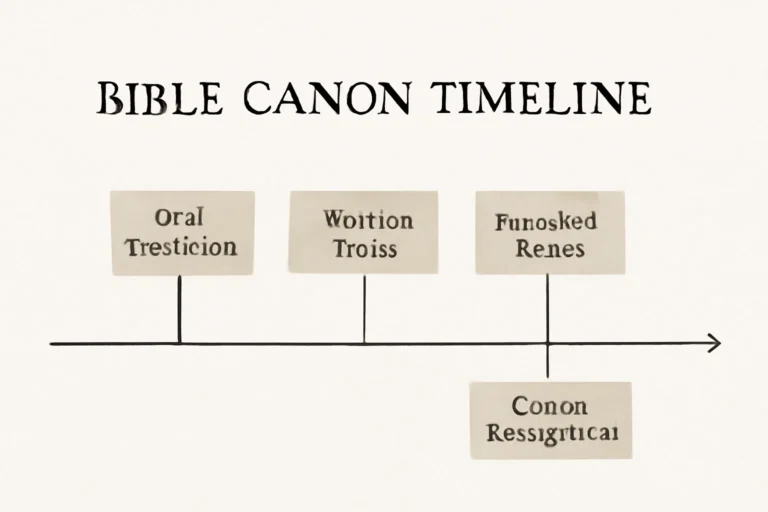 bible canon timeline