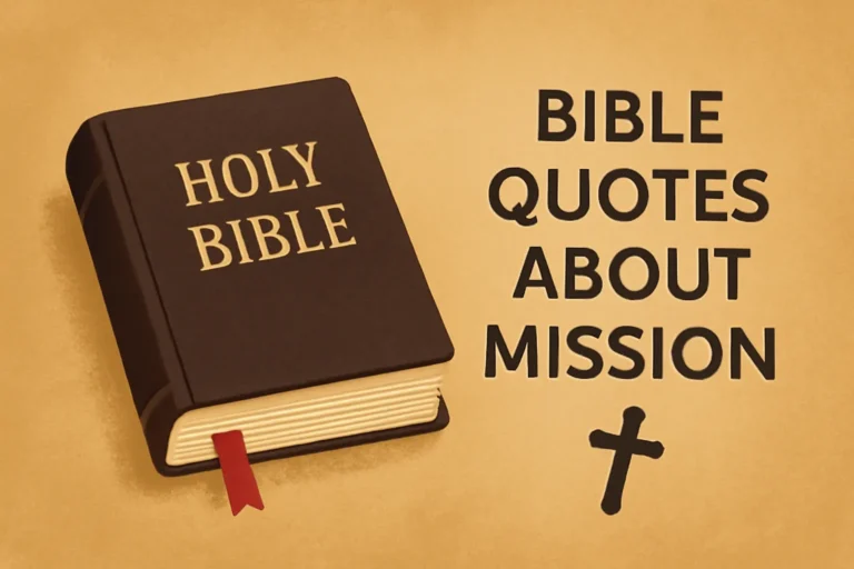 bible quotes about mission