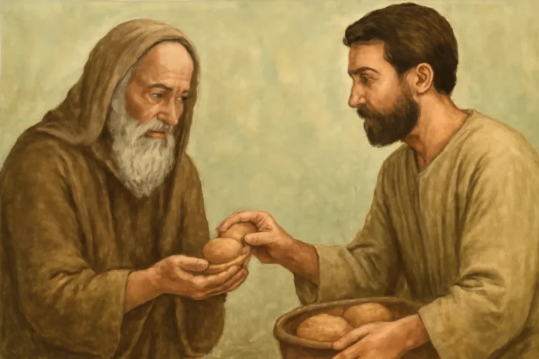 bible verse about feeding hungry