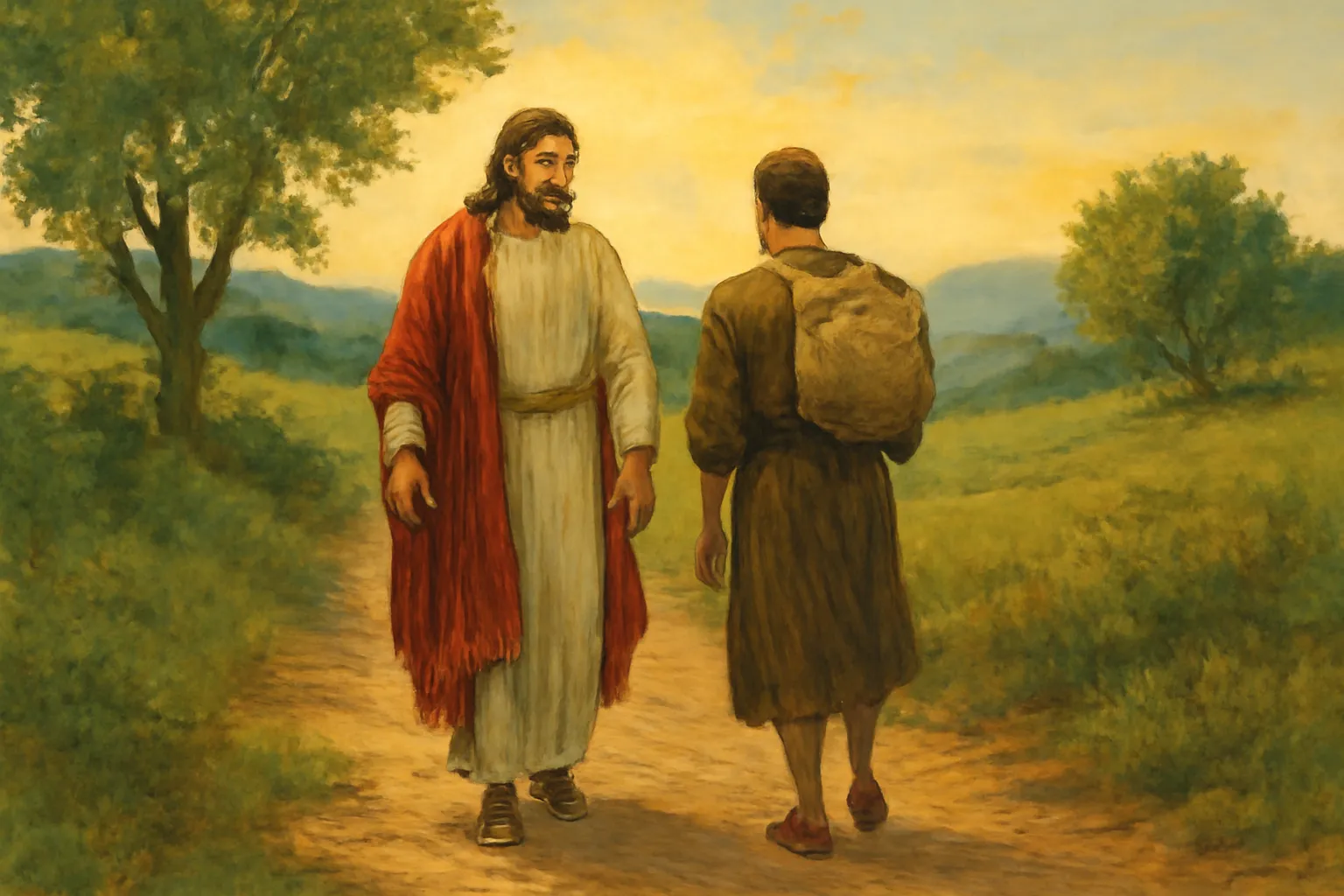 bible verse about walking with jesus