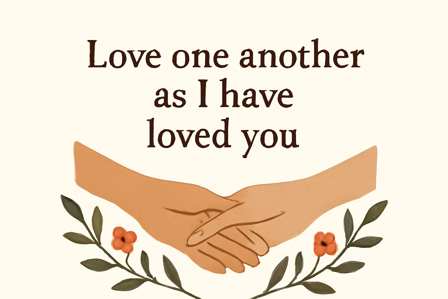 bible verse love one another as i have loved you