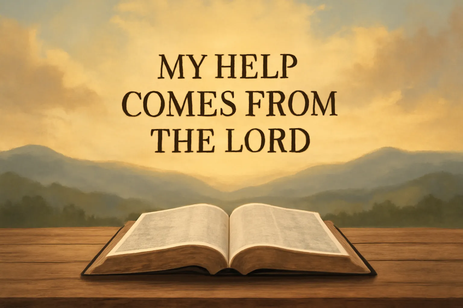 bible verse my help comes from the lord