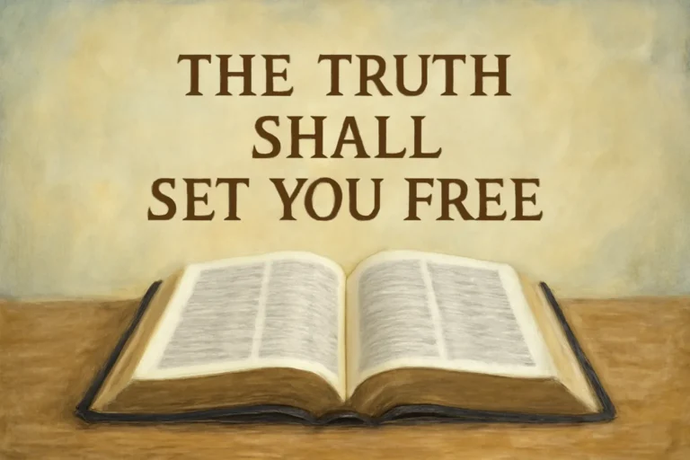 bible verse that says the truth shall set you free