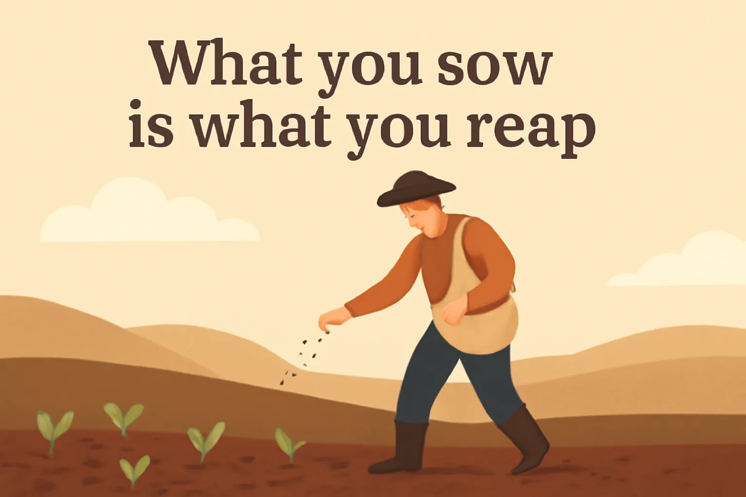 bible verse what you sow is what you reap