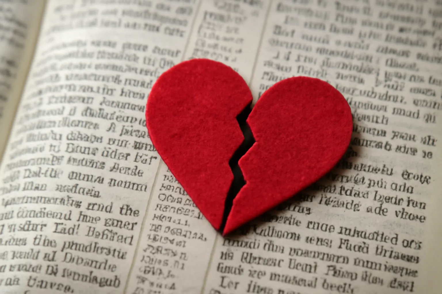 bible verses about being broken hearted