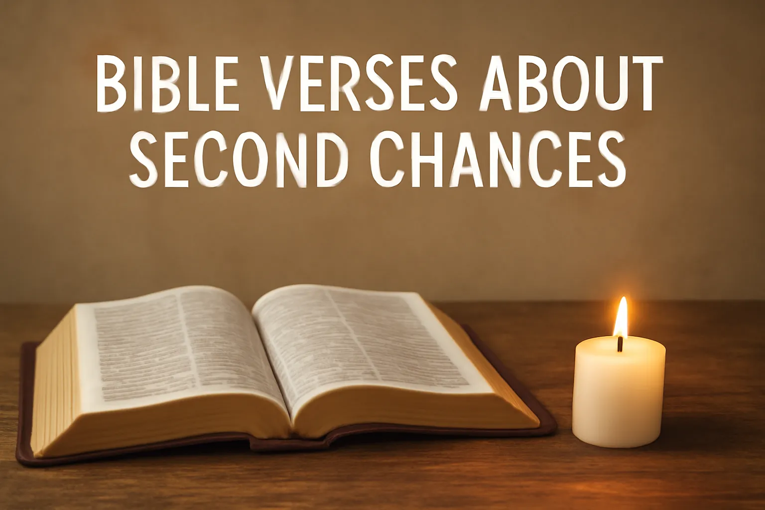 bible verses about second chances