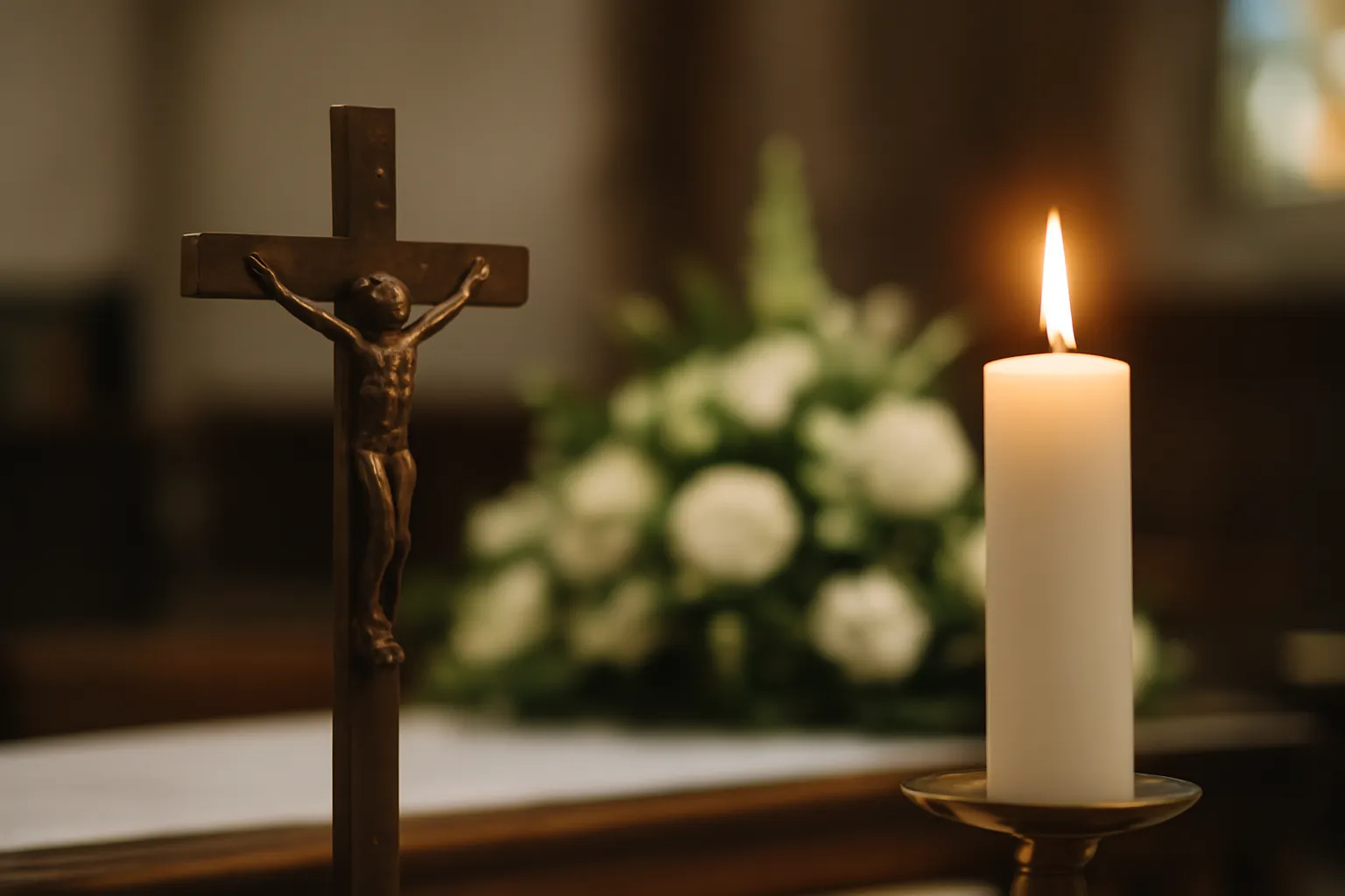 catholic funeral verses