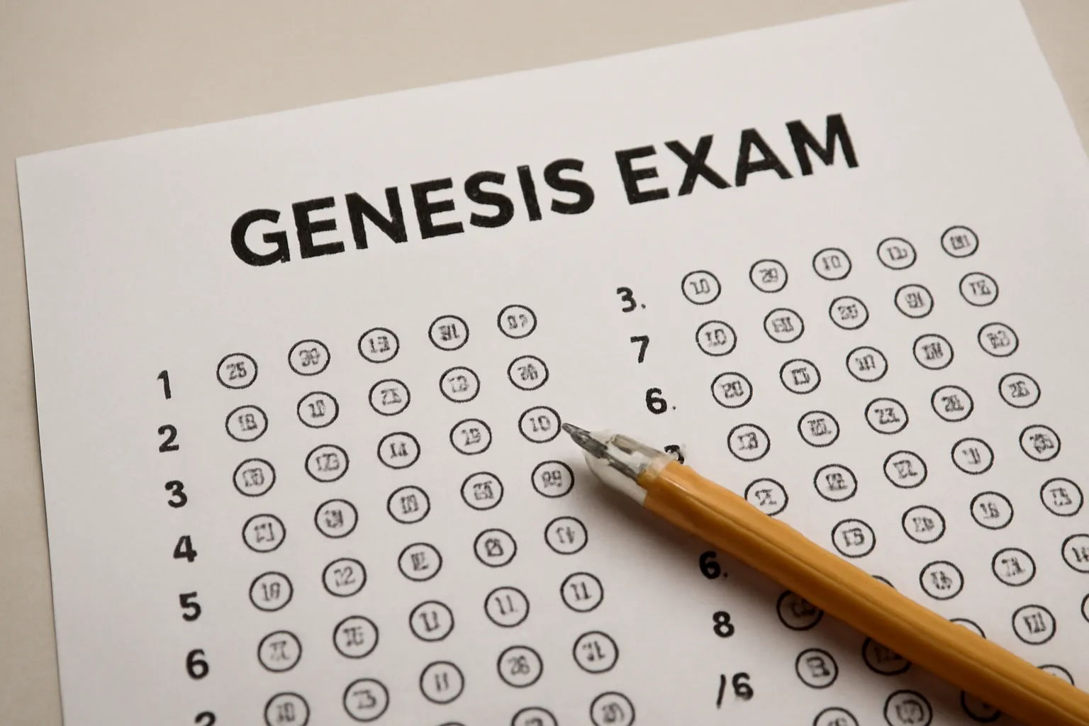 genesis exam