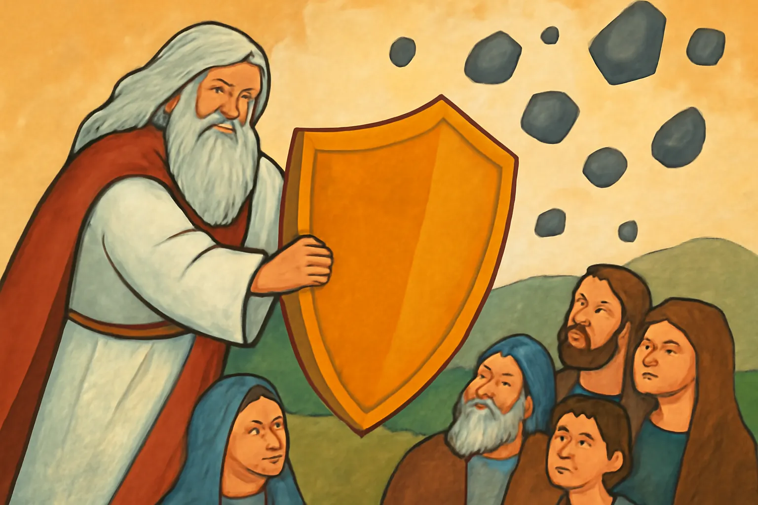 god protects israel bible verse