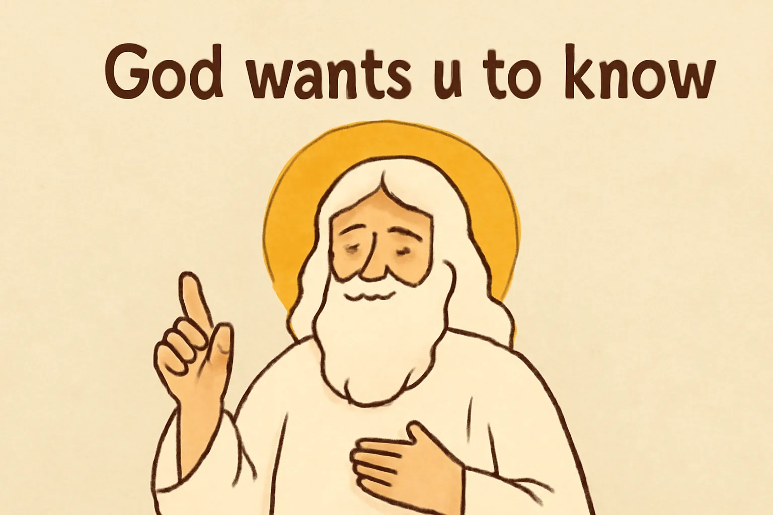 god wants u to know