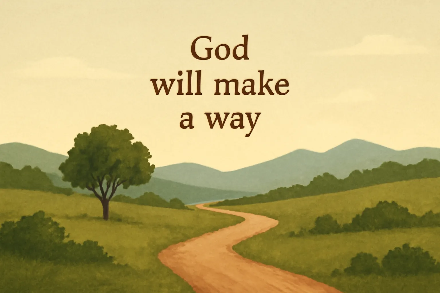 god will make a way bible verse