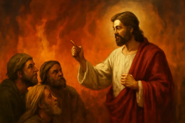 jesus speaking about hell
