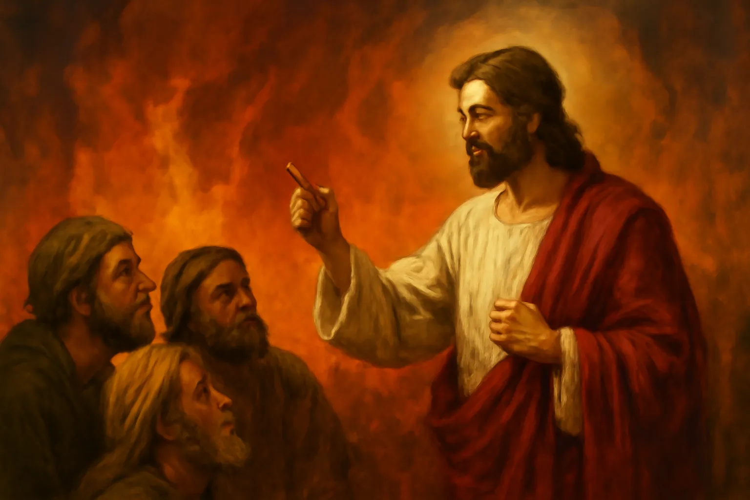 jesus speaking about hell
