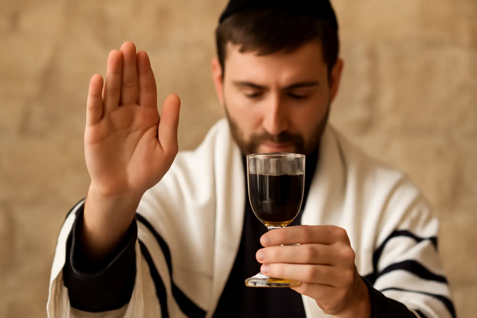 jewish wine blessing