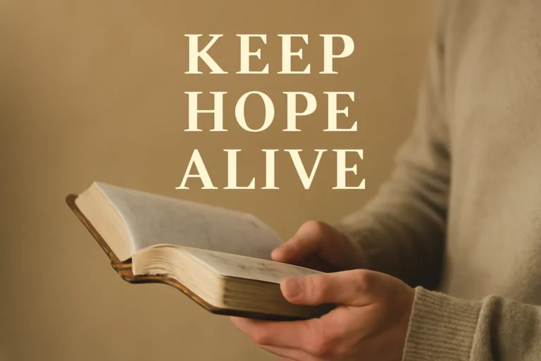 keep hope alive bible verse