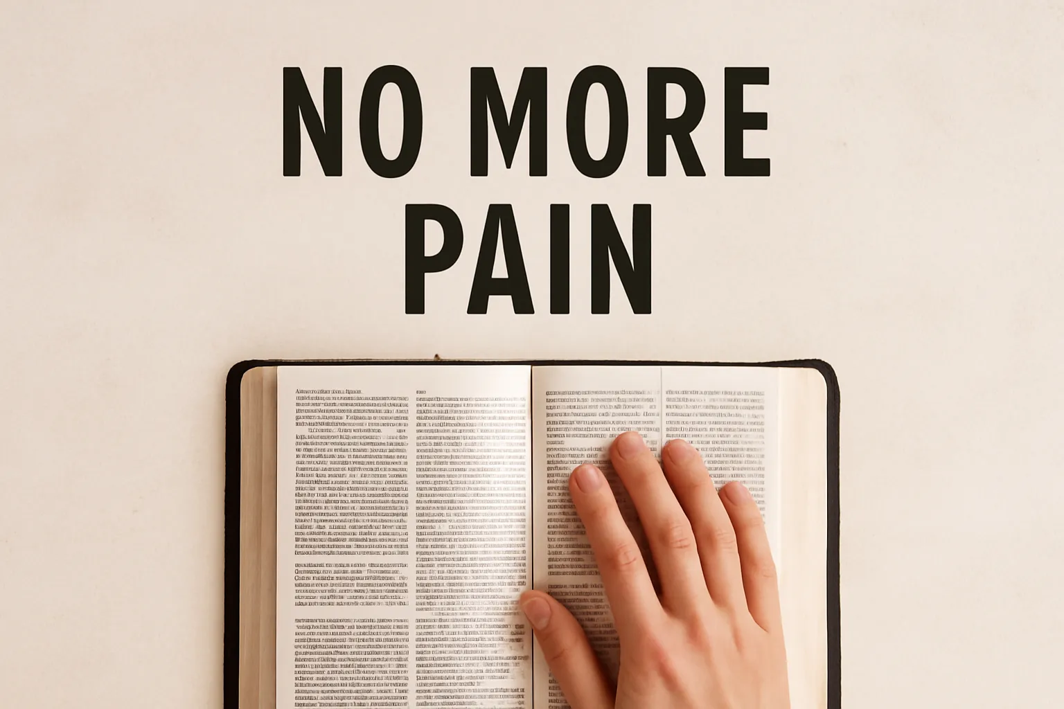 no more pain bible verse